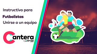 ¿Cómo usar Cantera Futbolistas pueden unirse a su equipo e invitar a sus seguidores