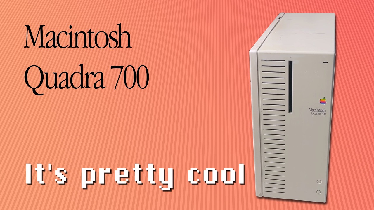 The Macintosh Quadra 700 is Pretty Cool - YouTube