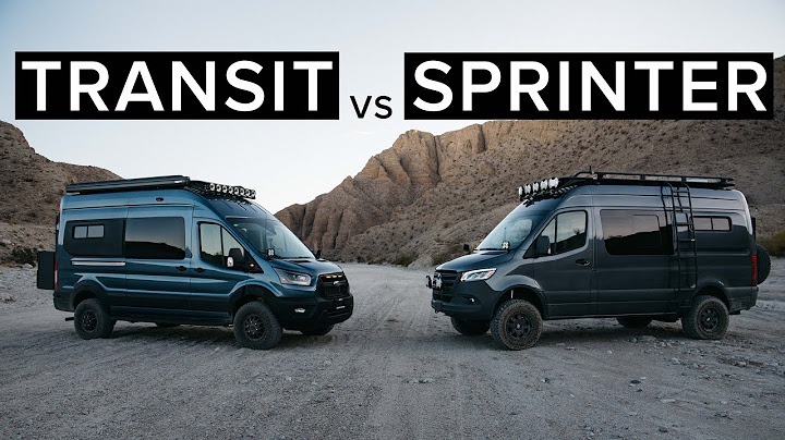 FORD TRANSIT TRAIL vs MERCEDES SPRINTER AWD | Camper Van Comparison | Off Road Test and Drag Race