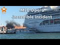 MSC Opera colpisce un'altra nave da crociera nel porto di ...