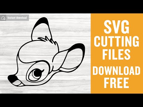 Bambi Deer Svg Free Cutting Files for Cricut Instant Download