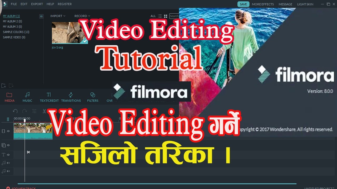 Video Editing Using Filmora | Video Editing Tutorial | Video Editing ...