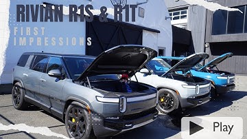 We finally ride in a Rivian R1S a year after ordering one! Rivian R1S First Impressions - 4K
