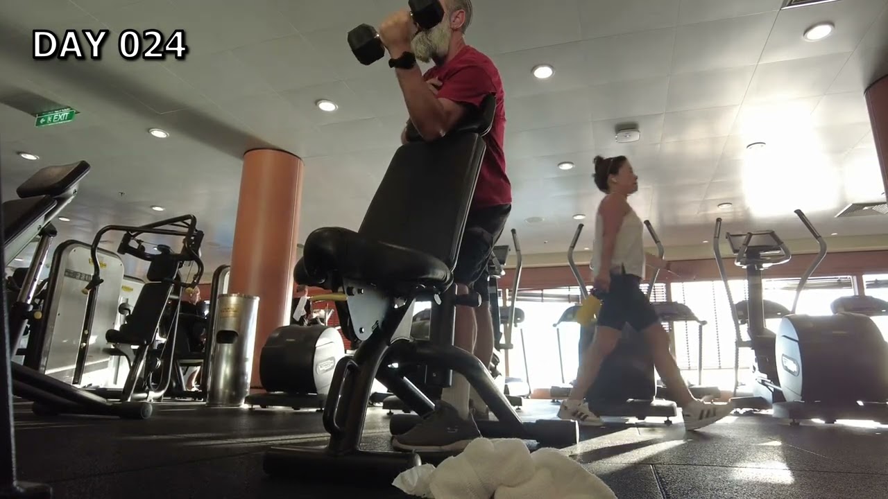 Jay5729 My Fitness Journey Day 24 Cruise Ship Workout