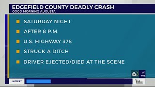 One dead in Edgefield County crash