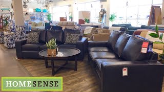 HOME SENSE SOFAS COUCHES ARMCHAIRS COFFEE TABLES FURNITURE SHOP WITH ME SHOPPING STORE WALK THROUGH