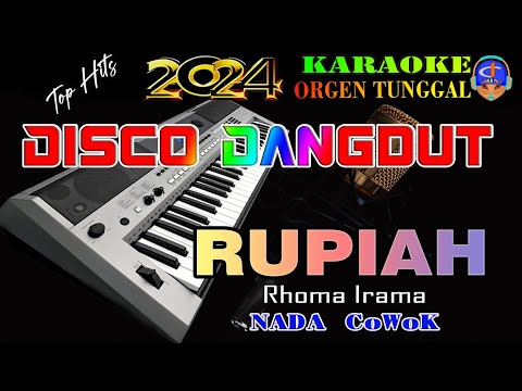 Video thumbnail for Karaoke Rupiah - Rhoma Irama (Nada Cowok) Disco Dangdut Orgen Tunggal
