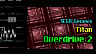 Titan - Overdrive 2 (Sega Genesis, 2017) [Oscilloscope Visualization]