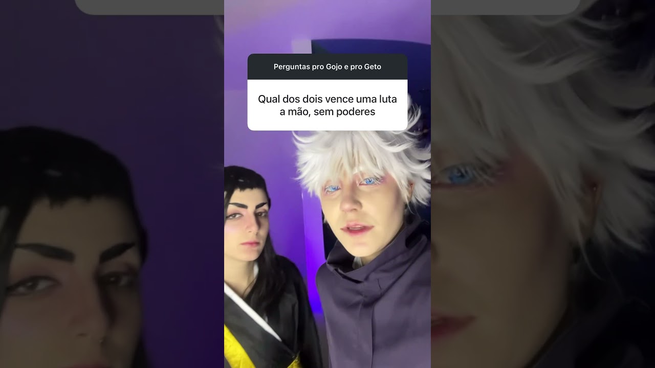 GOJO E GETO RESPONDEM!! #jujutsukaisen #gojosatoru #getosuguru @Nandalorenzine