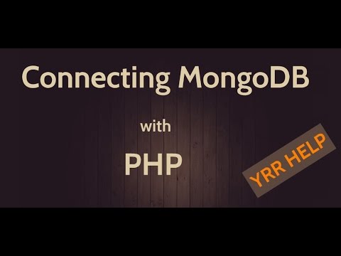 Connecting MongoDB with php