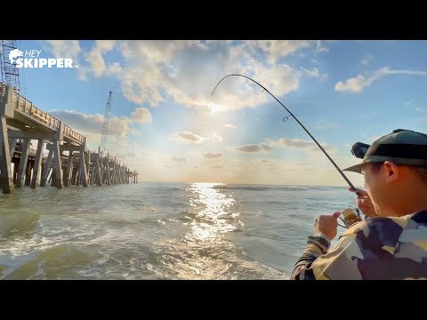 Fishing UNDER The Pier? Easy way to get on fish!