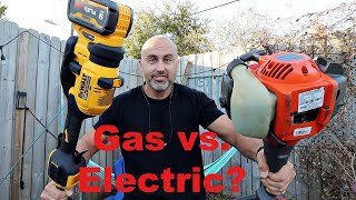 The Truth about Gas VS Electric Weed Eaters! (Which is better?!)