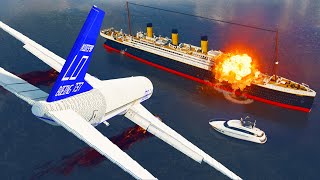 Realistic Plane Shootdown Crashes W Ragdolls Teardown
