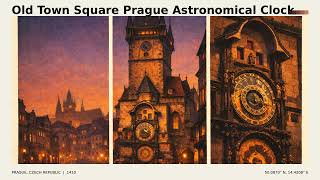 Jazz Lofi House Mix | Old Town Square Prague Astronomical Clock | Late Night Chill Vibes screenshot 5