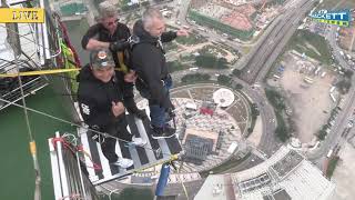 World's Highest Bungy Jump 233 m - Macau Tower Bungee - 2018