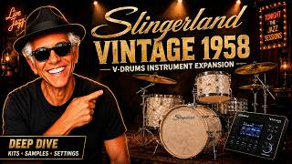 Roland Slingerland Vintage 1958 Instrument Expansion Demo โ Every Kit Compared