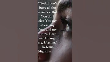 Let Go and Let God 🙏 | Powerful Prayer for Surrender