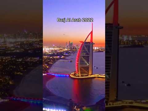 Burj Al Arab Jumeirah 1994 vs 2022 #burjalarab #dubai #burjalarabhotel