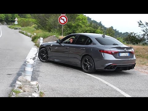 Alfa Romeo Giulia QV Quadrifoglio – Accelerations & Powerslide (& Marchettino)!