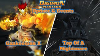 DMO Update & Events : Gankoomon X - Top Of A Nightmare Map! & More! - Digimon Masters Online GDMO