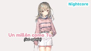 Download Lagu [Nightcore] Lasso, Cami - Un millón como tu (Sub Español) MP3