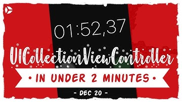 UICollectionViewController in under 2 minutes (FAST)