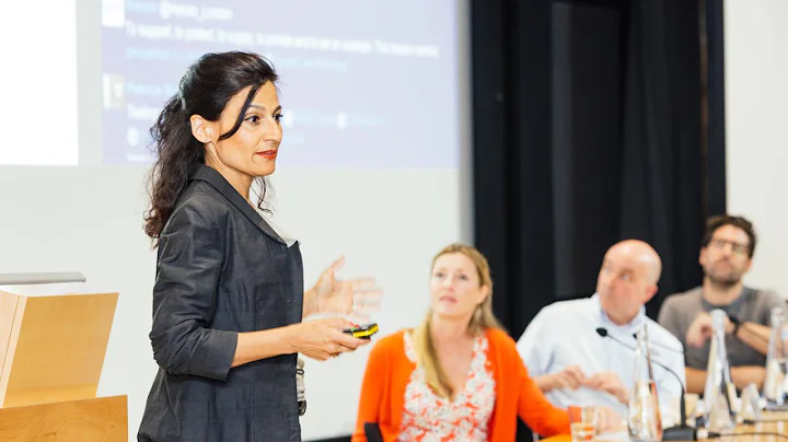 Safia Minney, People Tree speaking at Inspiring Entrepreneurs: Making It by Design.