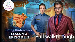 Unsolved Case 2 Episode 1: Going Undercover Full Walkthrough - Let's play 🎮