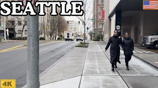 🇺🇸 NO TALKING, Cold VIBES 30 Min Walk in 2026 Seattle | 4K 60FPS | @Chyfum