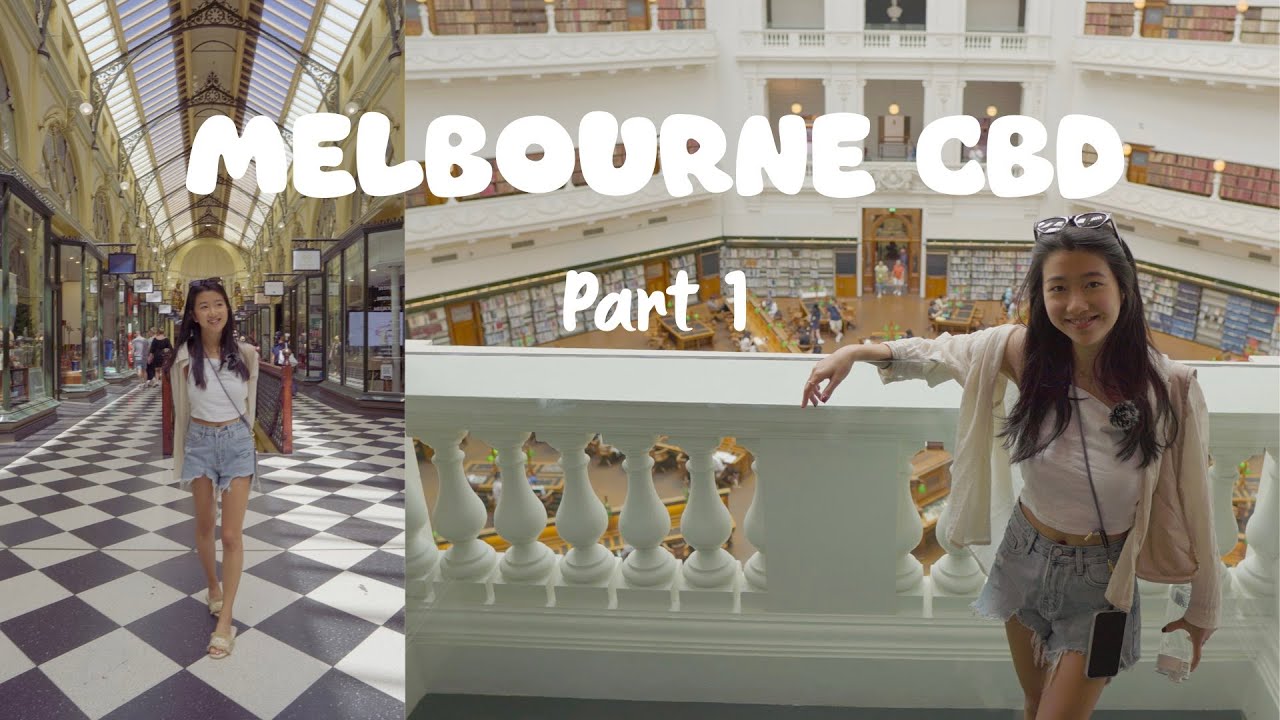 Melbourne CBD Vlog | Aussie brunch, State Library, Queen Vic Market | 墨爾本市中心 City Walk