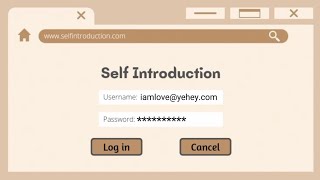 How to Introduce Yourself in a Creative Way 🌸 | 1-minute Self Introduction Video for Online Class