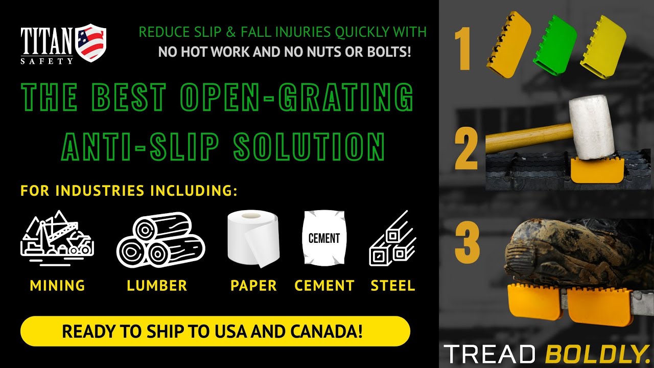 Mining, Cement, Steel, Lumber: Safer Stairs in Seconds - Titan Safety