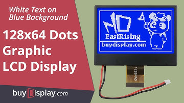 2.7 inch Blue SPI COG 128x64 ST7565 LCD Display EMC and ESD protection