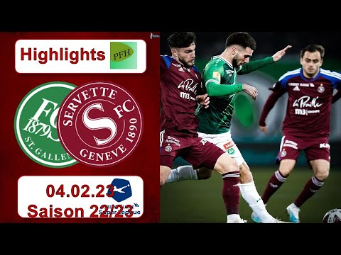 St. Gallen Servette Goals And Highlights