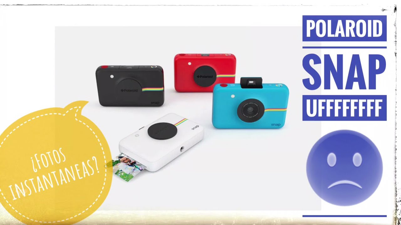 CÁMARA INSTANTÁNEA EN 2021! Polaroid Snap, para imprimir tus fotos en el  momento!! REVIEW!! - YouTube