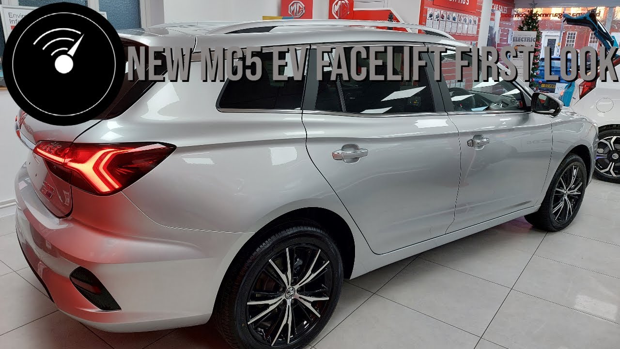New MG5 EV Facelift First Look (Design and Features) - YouTube