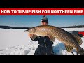 How To Tip-Up Fish For Northern Pike (Complete Rigging)