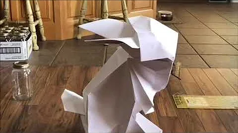 Making a Giant Origami Rabbit