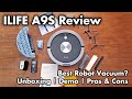 ILIFE A9S Review | Premium Robotic Vacuum Cleaner | Unboxing Demo Pros & Cons