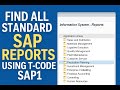 How to Find Any SAP Report Fast | Best T-Code for Beginners!