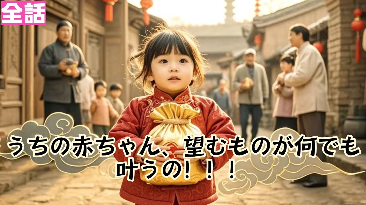 【日本語吹き替え】うちの赤ちゃん、望むものが何でも叶うの！そのおかげで家族みんなに幸運が舞い込んじゃった！！！！#minidrama #短編ドラマ