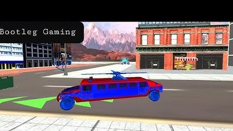 Flying Limo Police Helicopter -Android Gameplay