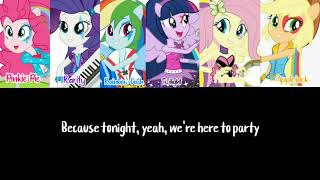 My little pony: Equestria Girls | "Shake your tail" Color coded lyrics