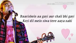 #meriasiqui #jubinnautiyal Meri Aashiqui lyrics  Jubin Nautiyal | Ihana D