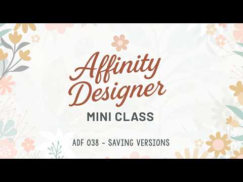 ADF 038 — Saving Versions