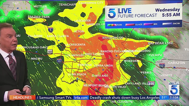 Southern California braces for powerful Christmas storm - Monday 7 a.m. forecast