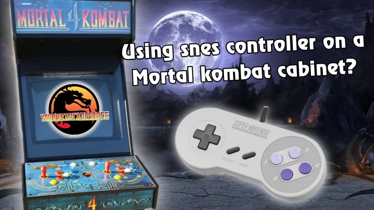 Using SNES Controllers To Play Mortal Kombat...On The Arcade Machine