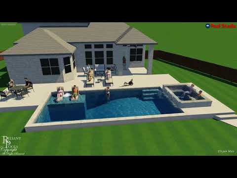 Geometric Swimming Pool and Spa Design