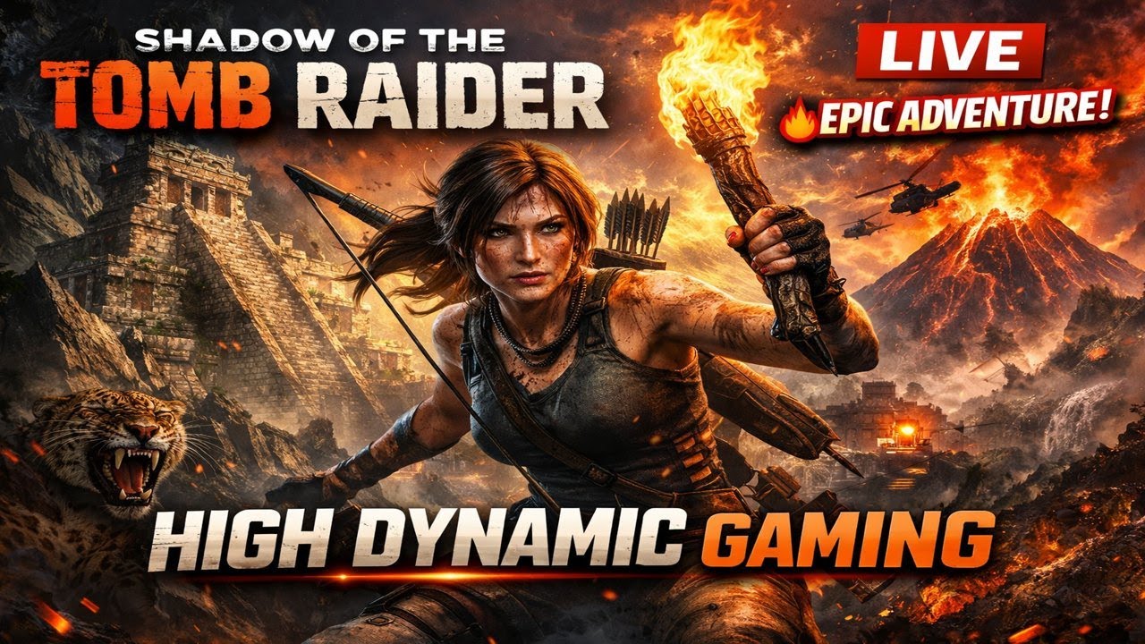 Shadow of the tomb raider live stream🎯🥴😭