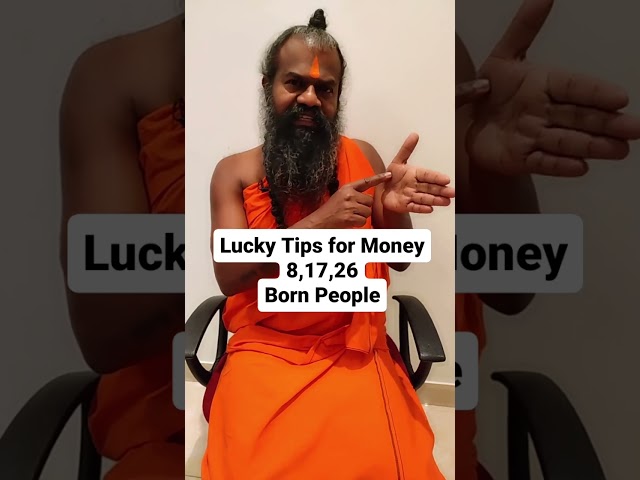 | Lucky  Tips  for Money   People Born on  8,17,26 .  | Call +91 9901555511 |   #shorts class=